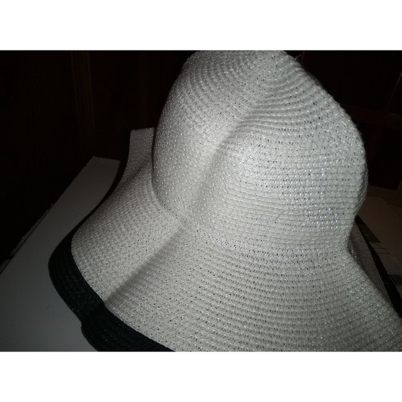 3 woman's wide brim summer sun hats.white,black,tan - Picture 7 of 16